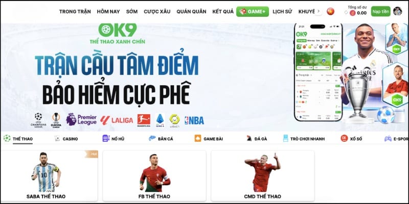 Hướng dẫn các bước tham gia xem Virtual Football tại OK9